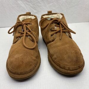 Ugg Men's Casual Suede Lace-Up Boots in Brown, SZ 11, box 18